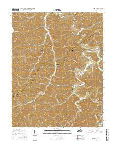White Oak Kentucky Current topographic map, 1:24000 scale, 7.5 X 7.5 Minute, Year 2016