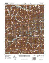 Whitesburg Kentucky Historical topographic map, 1:24000 scale, 7.5 X 7.5 Minute, Year 2011