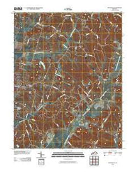 Whitesville Kentucky Historical topographic map, 1:24000 scale, 7.5 X 7.5 Minute, Year 2010