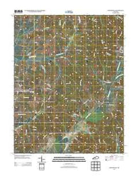 Whitesville Kentucky Historical topographic map, 1:24000 scale, 7.5 X 7.5 Minute, Year 2013