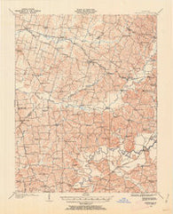 Whitesville Kentucky Historical topographic map, 1:62500 scale, 15 X 15 Minute, Year 1907