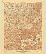 Whitesville Kentucky Historical topographic map, 1:62500 scale, 15 X 15 Minute, Year 1909