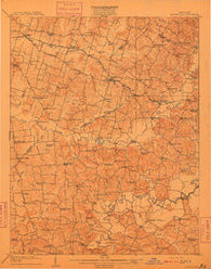 Whitesville Kentucky Historical topographic map, 1:62500 scale, 15 X 15 Minute, Year 1909