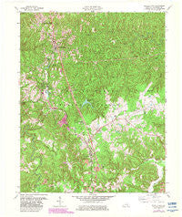 Whitley City Kentucky Historical topographic map, 1:24000 scale, 7.5 X 7.5 Minute, Year 1979