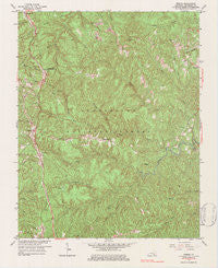Wiborg Kentucky Historical topographic map, 1:24000 scale, 7.5 X 7.5 Minute, Year 1963