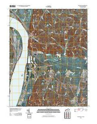 Wickliffe Kentucky Historical topographic map, 1:24000 scale, 7.5 X 7.5 Minute, Year 2010
