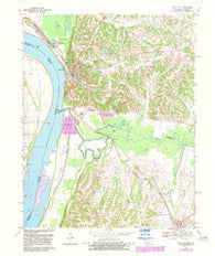 Wickliffe Kentucky Historical topographic map, 1:24000 scale, 7.5 X 7.5 Minute, Year 1970