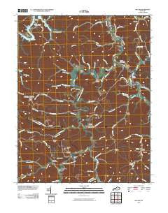 Willard Kentucky Historical topographic map, 1:24000 scale, 7.5 X 7.5 Minute, Year 2010