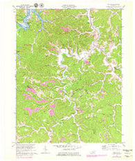 Willard Kentucky Historical topographic map, 1:24000 scale, 7.5 X 7.5 Minute, Year 1970