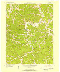 Willard Kentucky Historical topographic map, 1:24000 scale, 7.5 X 7.5 Minute, Year 1953