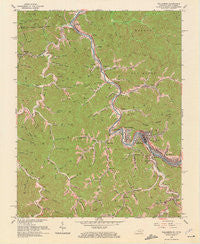 Williamson West Virginia Historical topographic map, 1:24000 scale, 7.5 X 7.5 Minute, Year 1964