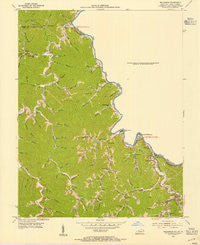Williamson West Virginia Historical topographic map, 1:24000 scale, 7.5 X 7.5 Minute, Year 1954
