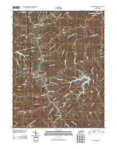 Williamstown Kentucky Historical topographic map, 1:24000 scale, 7.5 X 7.5 Minute, Year 2010
