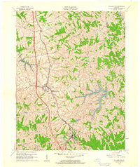 Williamstown Kentucky Historical topographic map, 1:24000 scale, 7.5 X 7.5 Minute, Year 1961