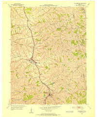 Williamstown Kentucky Historical topographic map, 1:24000 scale, 7.5 X 7.5 Minute, Year 1950
