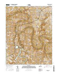 Wilmore Kentucky Current topographic map, 1:24000 scale, 7.5 X 7.5 Minute, Year 2016