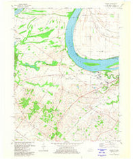 Wilson Kentucky Historical topographic map, 1:24000 scale, 7.5 X 7.5 Minute, Year 1981