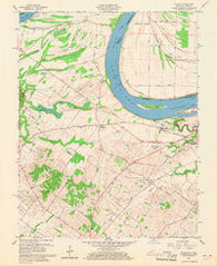 Wilson Kentucky Historical topographic map, 1:24000 scale, 7.5 X 7.5 Minute, Year 1959