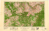 Winchester Kentucky Historical topographic map, 1:250000 scale, 1 X 2 Degree, Year 1960