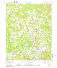 Wofford Kentucky Historical topographic map, 1:24000 scale, 7.5 X 7.5 Minute, Year 1969