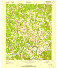 Wofford Kentucky Historical topographic map, 1:24000 scale, 7.5 X 7.5 Minute, Year 1952