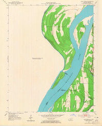 Wolf Island Missouri Historical topographic map, 1:24000 scale, 7.5 X 7.5 Minute, Year 1951