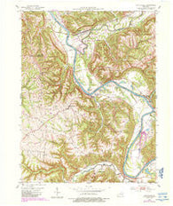 Worthville Kentucky Historical topographic map, 1:24000 scale, 7.5 X 7.5 Minute, Year 1952