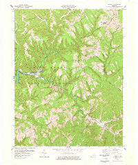 Wrigley Kentucky Historical topographic map, 1:24000 scale, 7.5 X 7.5 Minute, Year 1977