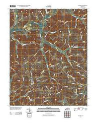 Yosemite Kentucky Historical topographic map, 1:24000 scale, 7.5 X 7.5 Minute, Year 2010