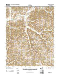 Yosemite Kentucky Historical topographic map, 1:24000 scale, 7.5 X 7.5 Minute, Year 2013