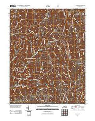 Zachariah Kentucky Historical topographic map, 1:24000 scale, 7.5 X 7.5 Minute, Year 2011