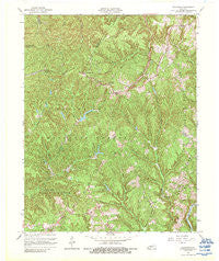 Zachariah Kentucky Historical topographic map, 1:24000 scale, 7.5 X 7.5 Minute, Year 1966