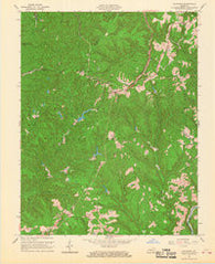 Zachariah Kentucky Historical topographic map, 1:24000 scale, 7.5 X 7.5 Minute, Year 1966