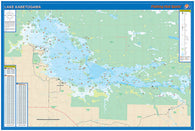 Buy map L138 - Kabetogama Lake Fishing Wall Map