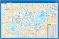 Buy map L141 - Lake Minnetonka Fishing Wall Map