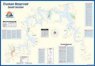 Buy map L164 - Truman Reservoir-South (South of Hwy 7) Fishing Wall Map