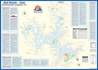 Buy map L171 - Bull Shoals-East (Bull Shoals Dam to Hwy 125 - MO/AR) Fishing Wall Map
