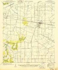 Abbeville NE Louisiana Historical topographic map, 1:31680 scale, 7.5 X 7.5 Minute, Year 1932