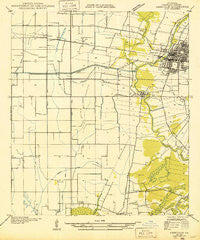 Abbeville NW Louisiana Historical topographic map, 1:31680 scale, 7.5 X 7.5 Minute, Year 1932