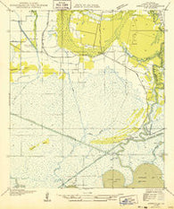 Abbeville SW Louisiana Historical topographic map, 1:31680 scale, 7.5 X 7.5 Minute, Year 1932