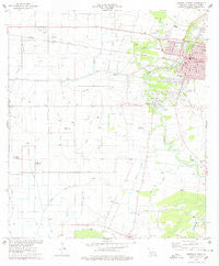 Abbeville West Louisiana Historical topographic map, 1:24000 scale, 7.5 X 7.5 Minute, Year 1975