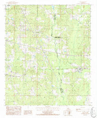 Ada Louisiana Historical topographic map, 1:24000 scale, 7.5 X 7.5 Minute, Year 1986