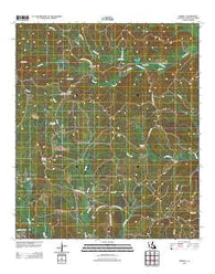 Aimwell Louisiana Historical topographic map, 1:24000 scale, 7.5 X 7.5 Minute, Year 2012