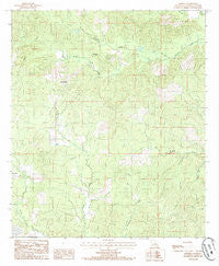 Aimwell Louisiana Historical topographic map, 1:24000 scale, 7.5 X 7.5 Minute, Year 1984