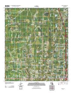 Albany Louisiana Historical topographic map, 1:24000 scale, 7.5 X 7.5 Minute, Year 2012