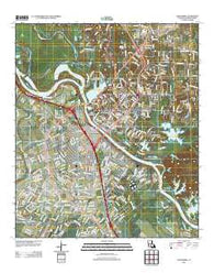 Alexandria Louisiana Historical topographic map, 1:24000 scale, 7.5 X 7.5 Minute, Year 2012