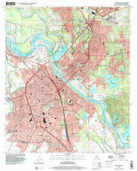 Alexandria Louisiana Historical topographic map, 1:24000 scale, 7.5 X 7.5 Minute, Year 1998