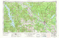 Alexandria Louisiana Historical topographic map, 1:250000 scale, 1 X 2 Degree, Year 1953