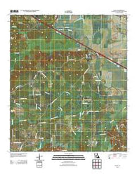 Allen Louisiana Historical topographic map, 1:24000 scale, 7.5 X 7.5 Minute, Year 2012