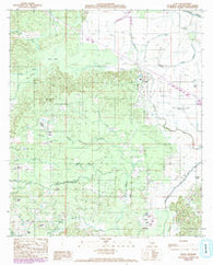 Allen Louisiana Historical topographic map, 1:24000 scale, 7.5 X 7.5 Minute, Year 1989
